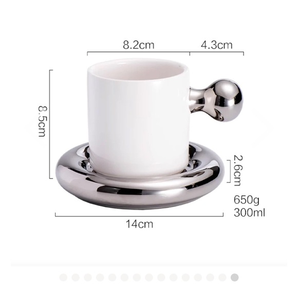 Chrome coffee cup - Picture 2 of 2